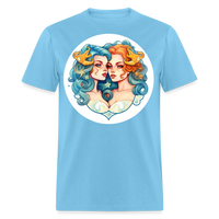 Thumbnail for Men's Symbol Gemini Classic T-Shirt - aquatic blue