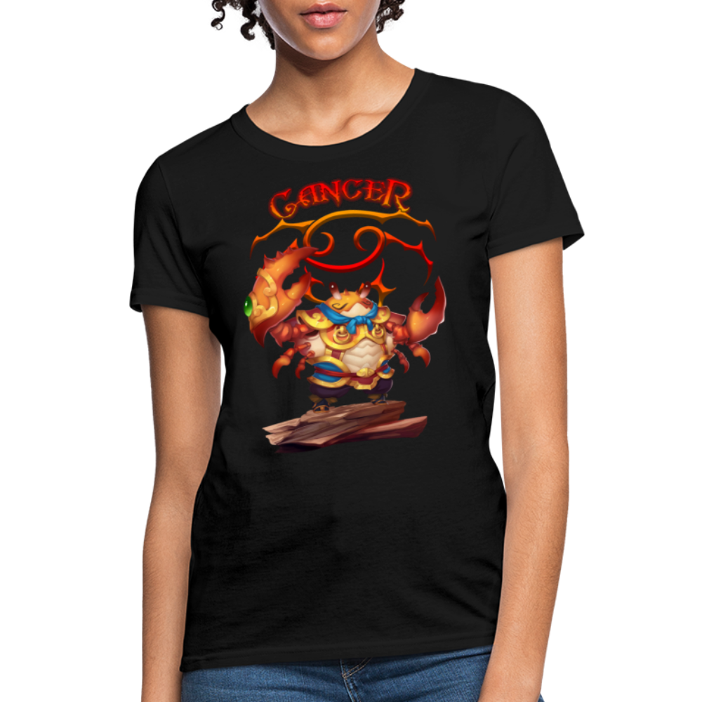 Women's Astral Cancer T-Shirt - black