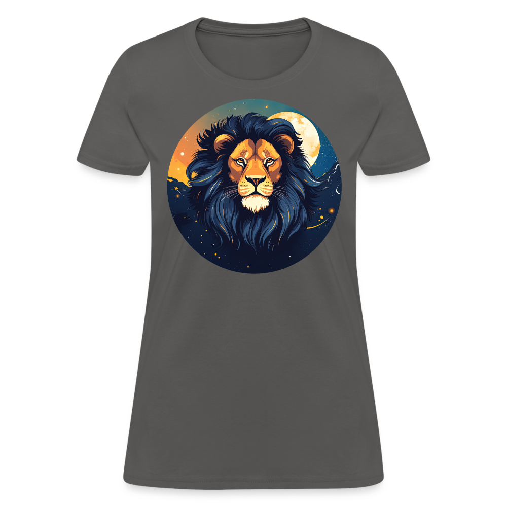 Women's Mystic Leo T-Shirt - charcoal