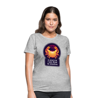 Thumbnail for Women's Glow Cancer T-Shirt - heather gray