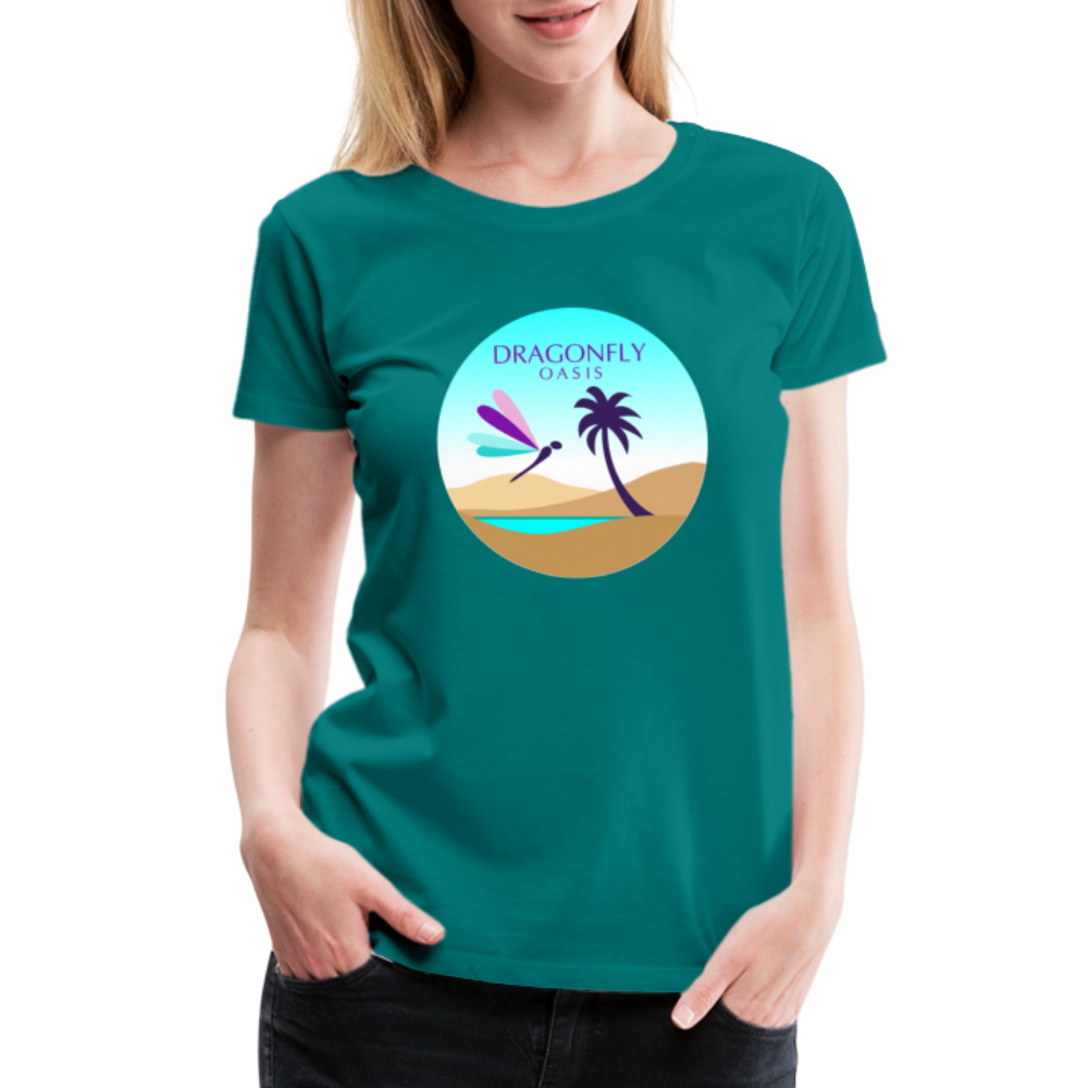 Women's Dragonfly Oasis V.2 Premium T-Shirt - teal