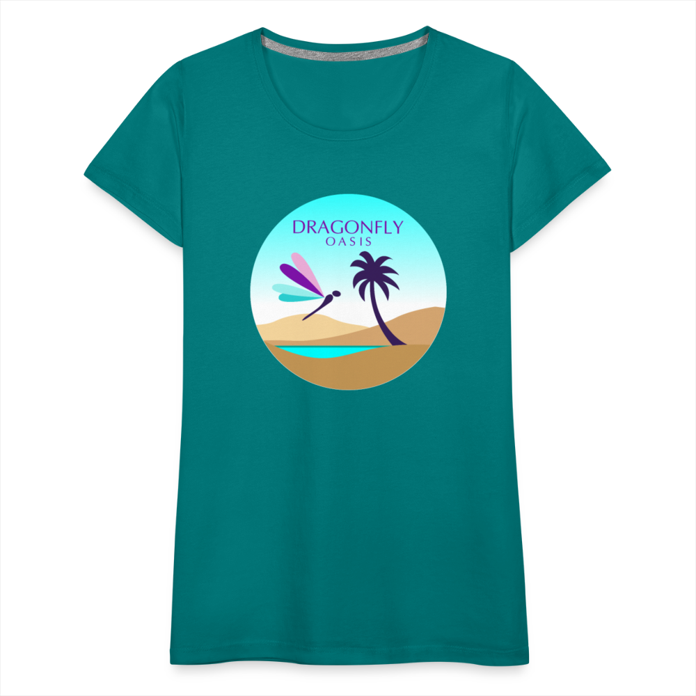 Women's Dragonfly Oasis V.2 Premium T-Shirt - teal