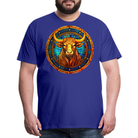 Thumbnail for Men's Mosaic Taurus Premium T-Shirt - royal blue