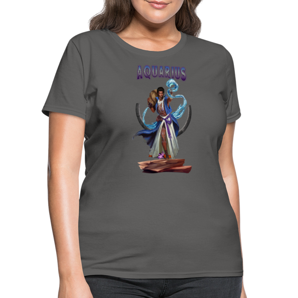 Women's Astral Aquarius T-Shirt - charcoal