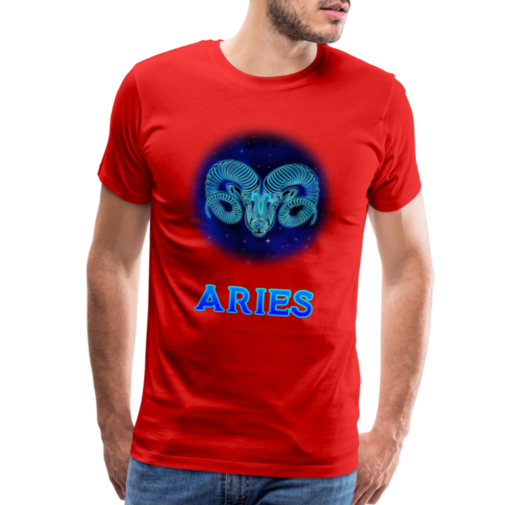 Men's Aries Premium T-Shirt - red