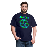 Thumbnail for Men's Power Words Cancer Classic T-Shirt - navy