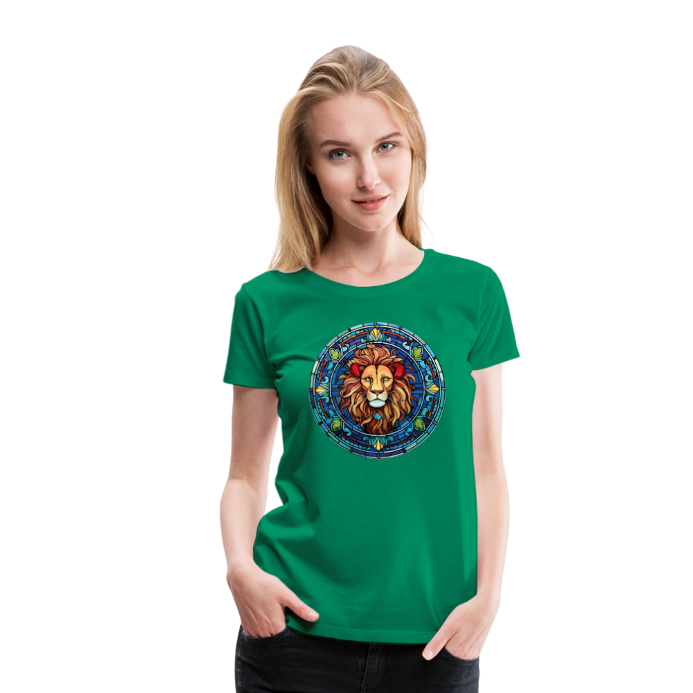 Women's Mosaic Leo Premium T-Shirt - kelly green