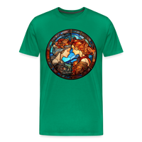 Thumbnail for Men's Mosaic Gemini Premium T-Shirt - kelly green