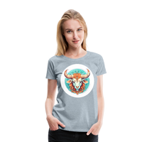 Thumbnail for Women’s Symbol Taurus Premium T-Shirt - heather ice blue