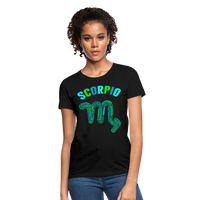 Thumbnail for Women's Power Words Scorpio T-Shirt - black