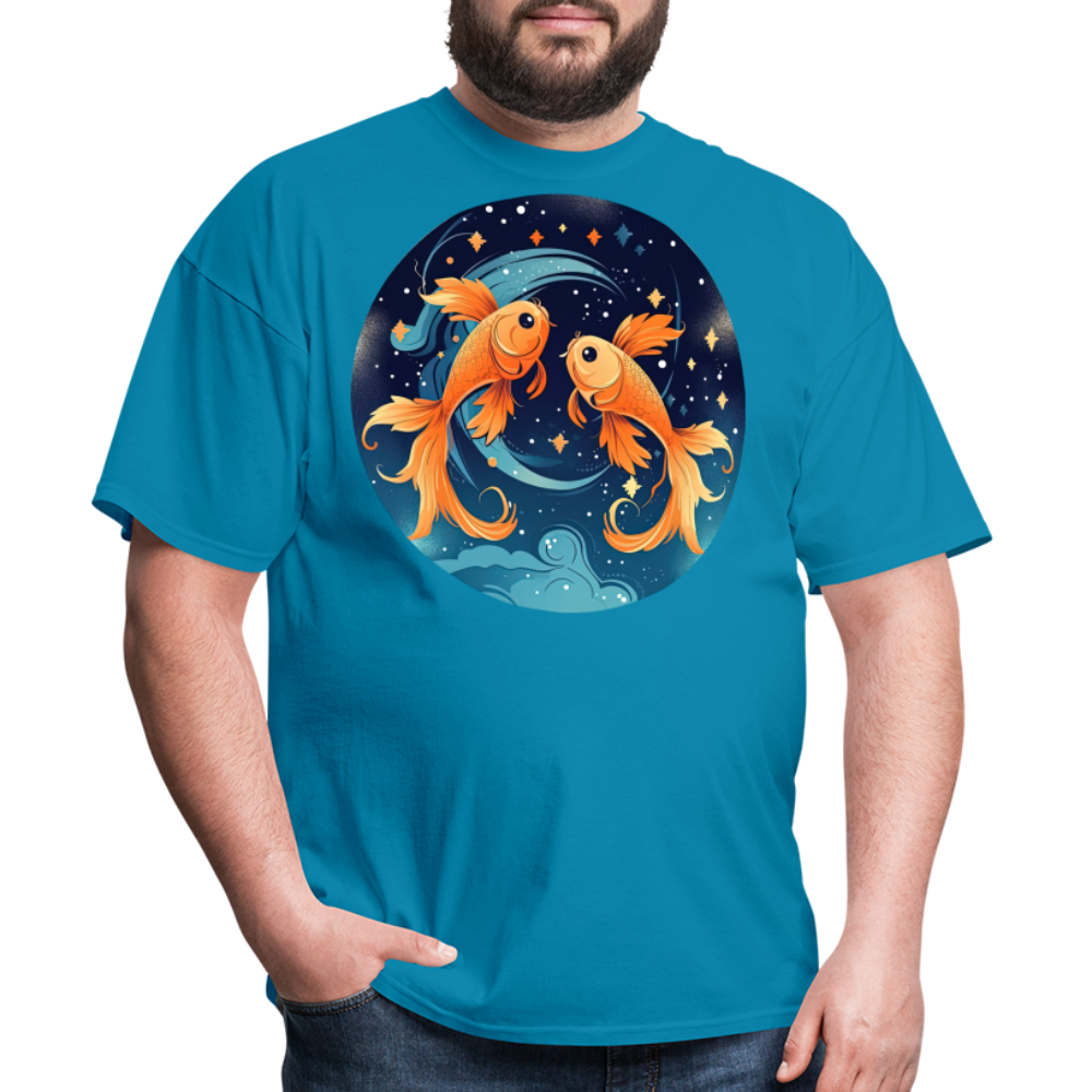 Men's Magic Pisces Classic T-Shirt - turquoise