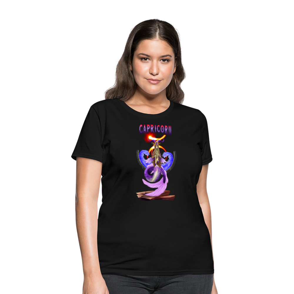 Astral Capricorn Women's T-Shirt - black