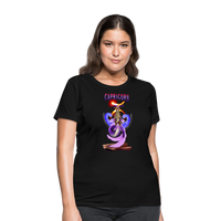 Thumbnail for Astral Capricorn Women's T-Shirt - black