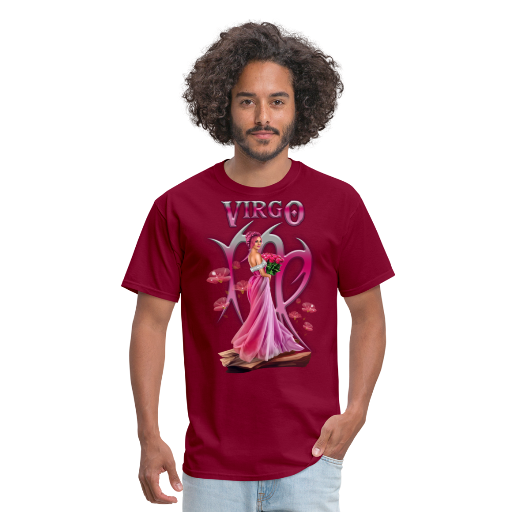 Men's Astral Virgo Classic T-Shirt - burgundy