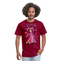 Thumbnail for Men's Astral Virgo Classic T-Shirt - burgundy