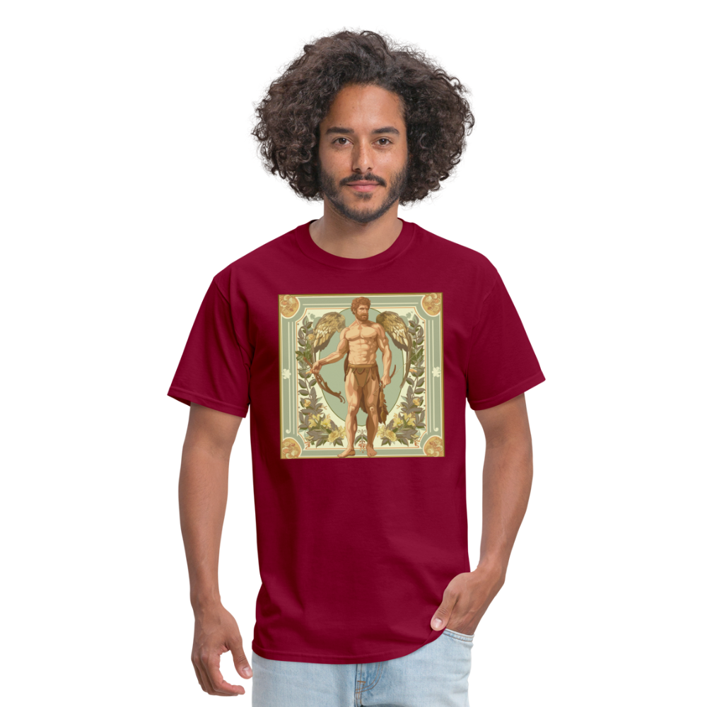 Men's Mythical Virgo Classic T-Shirt - burgundy