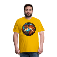 Thumbnail for Men's Mosaic Gemini Premium T-Shirt - sun yellow