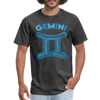 Thumbnail for Men's Power Words Gemini Classic T-Shirt - heather black