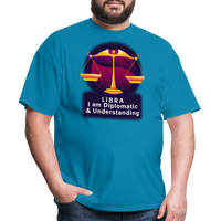 Thumbnail for Men's Glow Libra Classic T-Shirt - turquoise