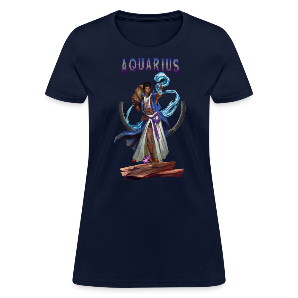 Women's Astral Aquarius T-Shirt - navy