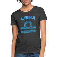 Thumbnail for Women's Power Words Libra T-Shirt - heather black