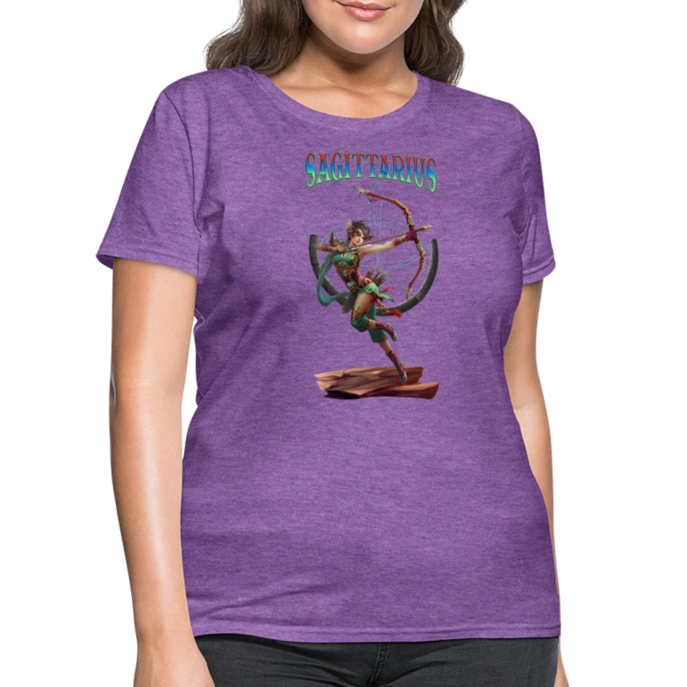 Astral Sagittarius Women's T-Shirt - purple heather