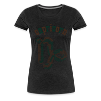 Thumbnail for Women's Power Words Capricorn Premium T-Shirt - charcoal grey