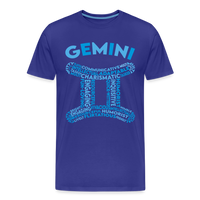 Thumbnail for Men's Power Words Gemini Premium T-Shirt - royal blue