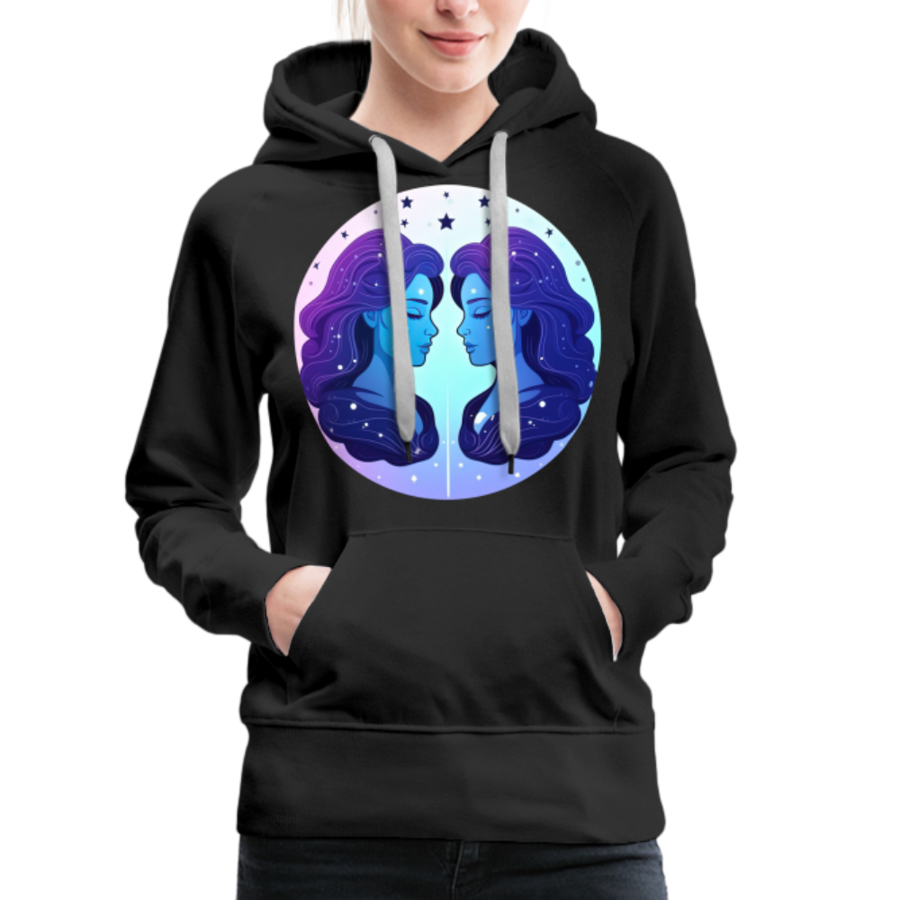 Women’s Magic Gemini Premium Hoodie - black