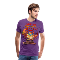 Thumbnail for Men's Astral Cancer Premium T-Shirt - purple