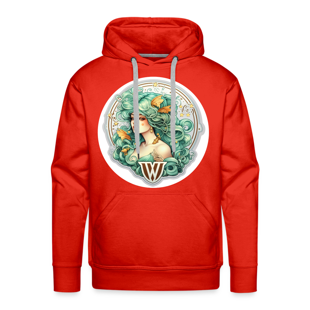 Men’s Symbol Virgo Premium Hoodie - red