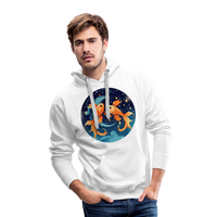 Thumbnail for Men’s Magic Pisces Premium Hoodie - white