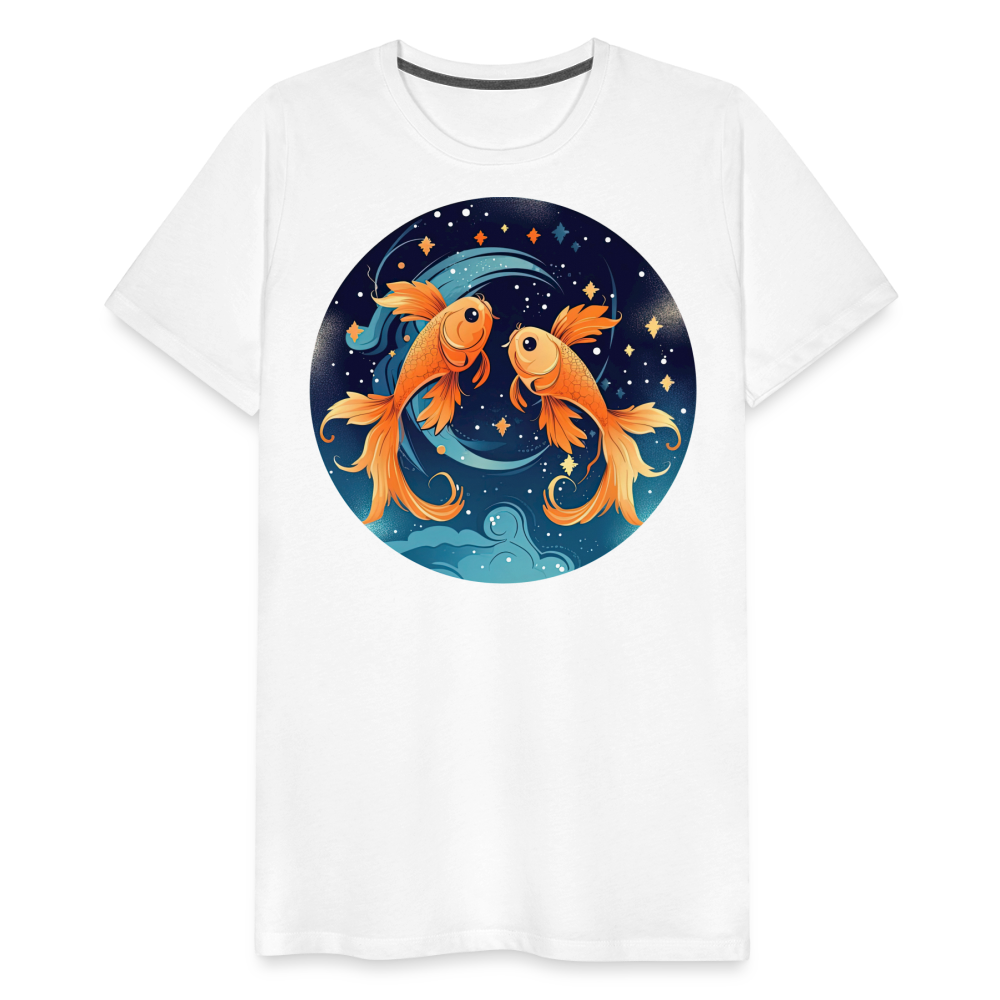 Men's Magic Pisces Premium T-Shirt - white