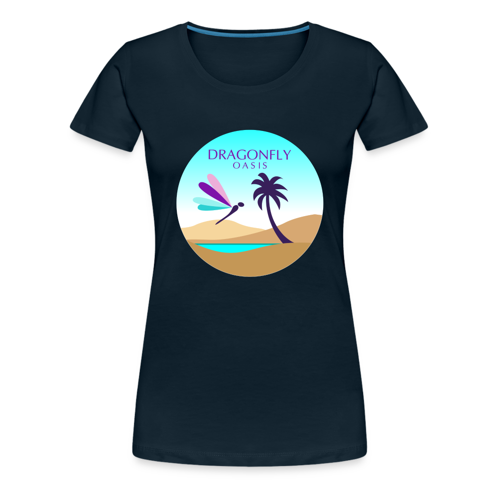 Women's Dragonfly Oasis V.2 Premium T-Shirt - deep navy