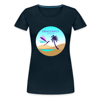 Thumbnail for Women's Dragonfly Oasis V.2 Premium T-Shirt - deep navy