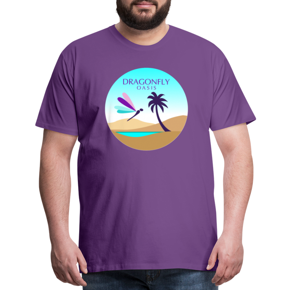 Men's Dragonfly Oasis v.2 Premium T-Shirt - purple