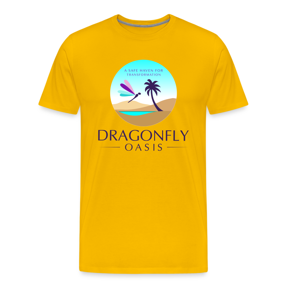 Men's Dragonfly Oasis V.1 Premium T-Shirt - sun yellow