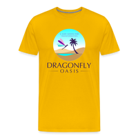 Thumbnail for Men's Dragonfly Oasis V.1 Premium T-Shirt - sun yellow