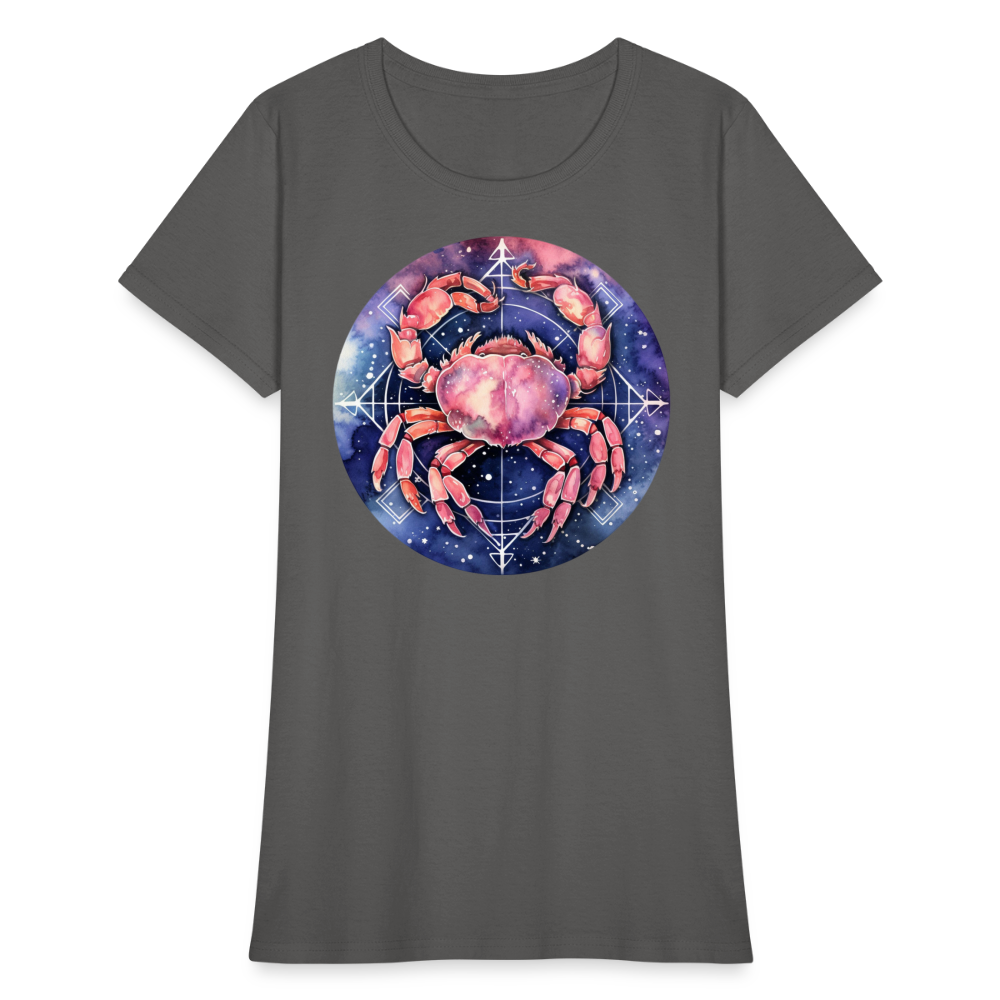 Women's Mythical Cancer T-Shirt - charcoal