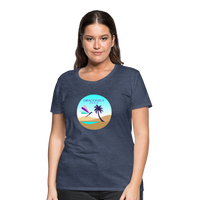 Thumbnail for Women's Dragonfly Oasis V.2 Premium T-Shirt - heather blue