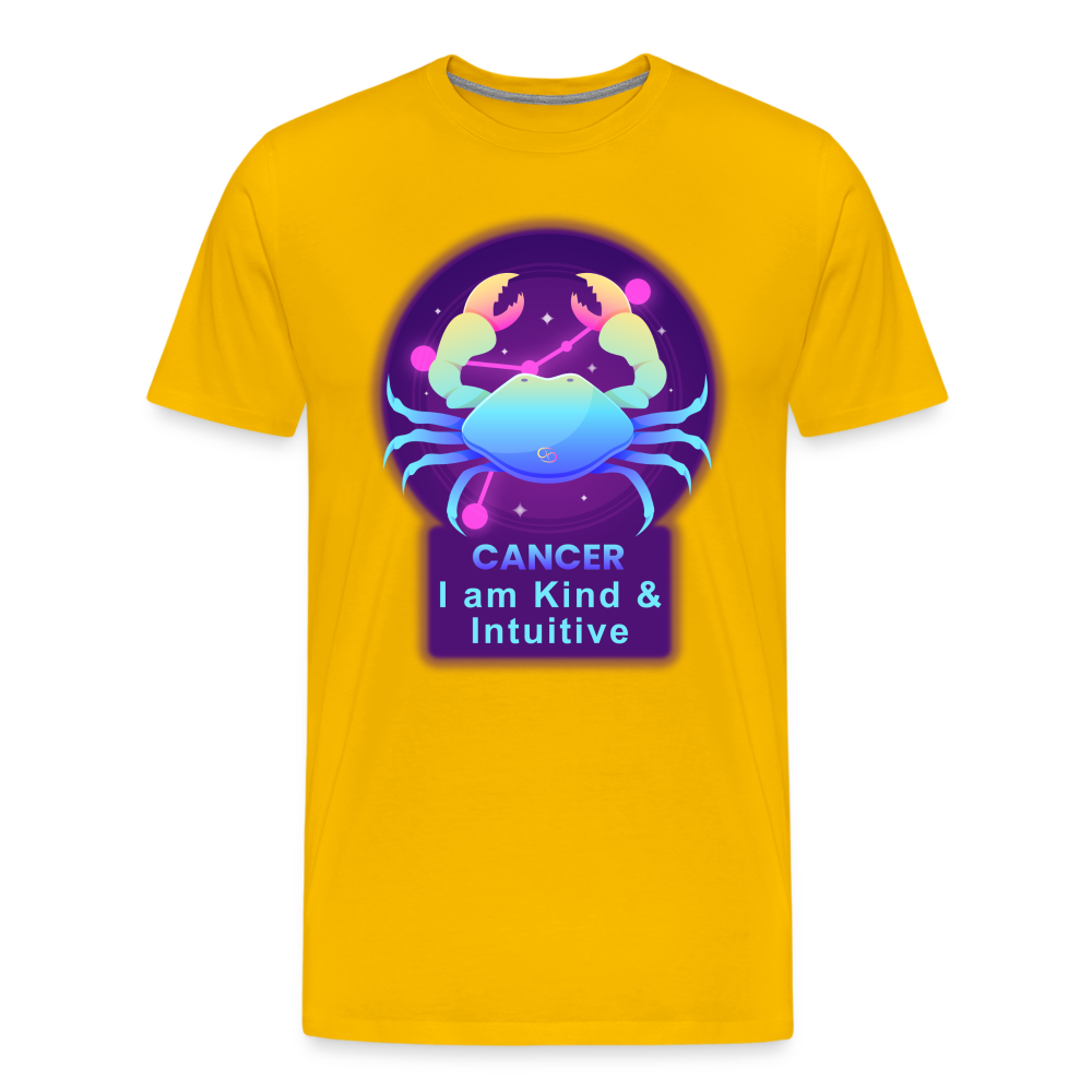 Men's Neon Cancer Premium T-Shirt - sun yellow