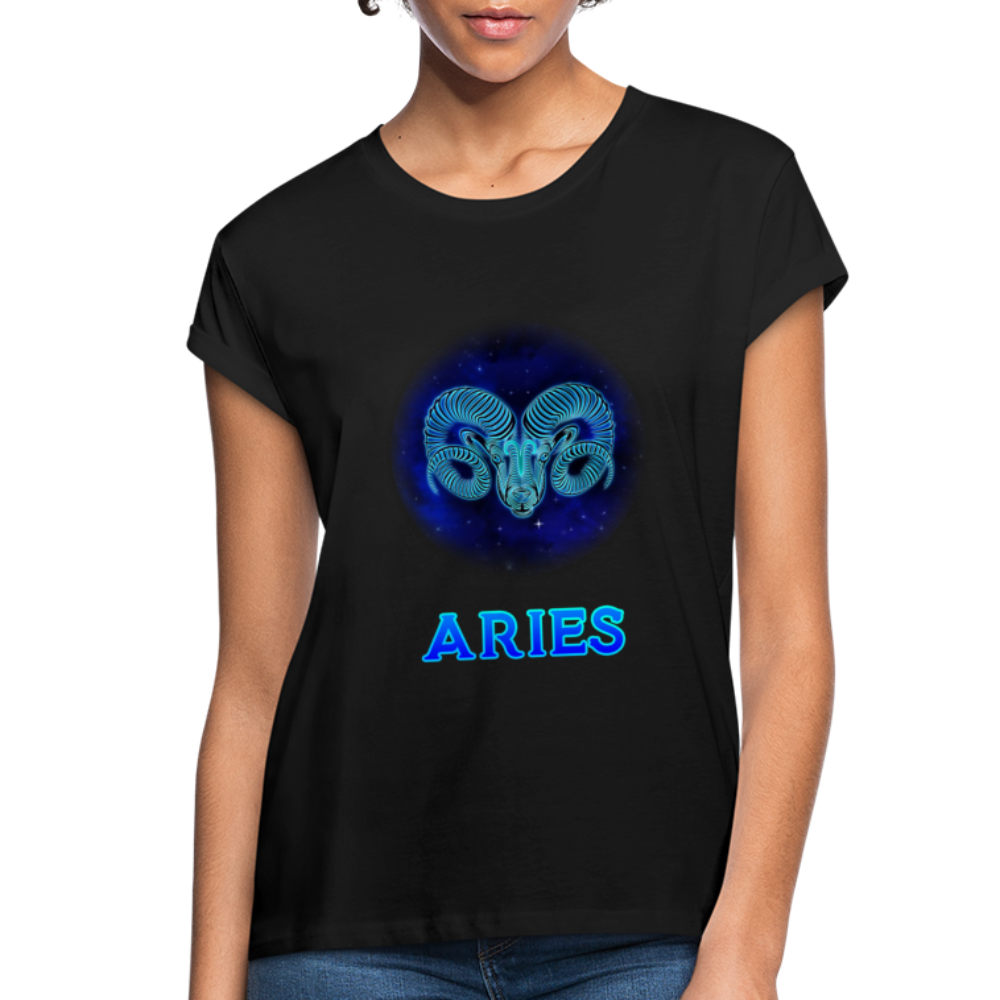 Women's Aries Relaxed Fit T-Shirt - black