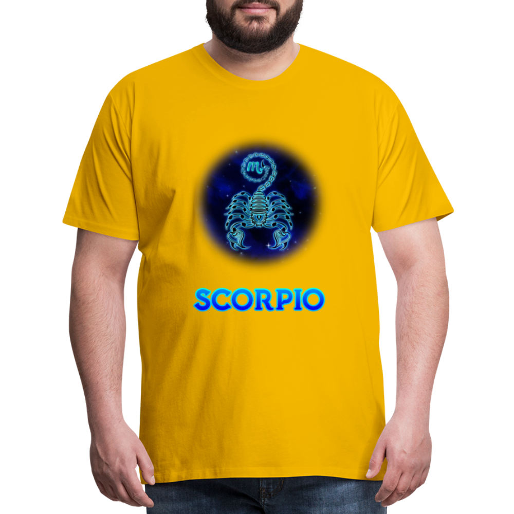 Men's Scorpio Premium T-Shirt - sun yellow