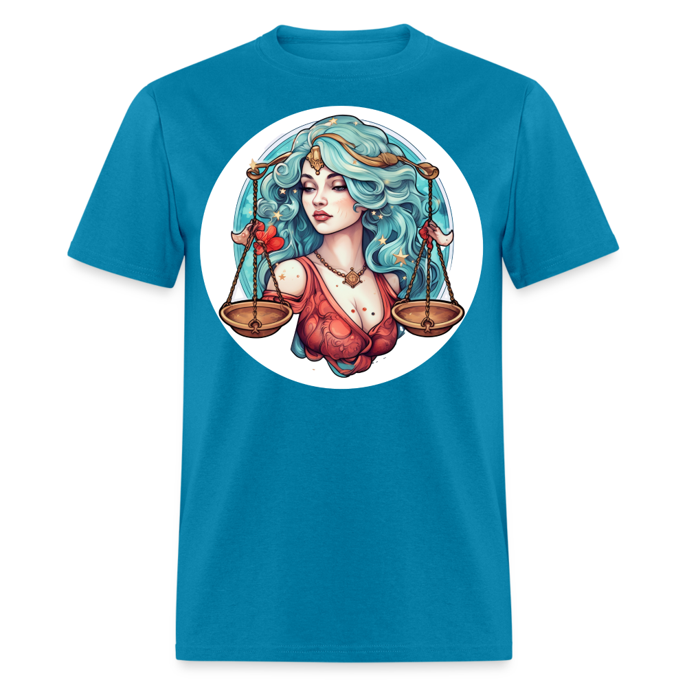 Men's Symbol Libra Classic T-Shirt - turquoise