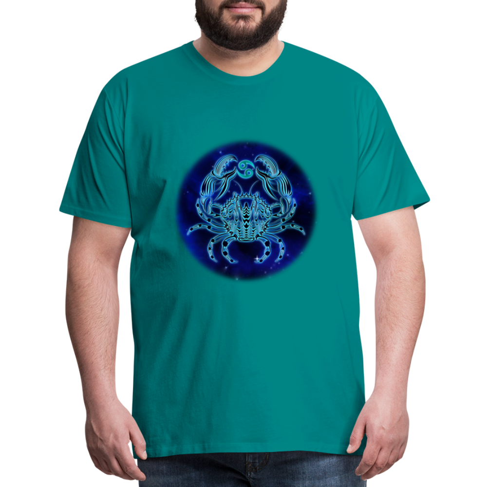 Men's Stellar Cancer Premium T-Shirt - teal