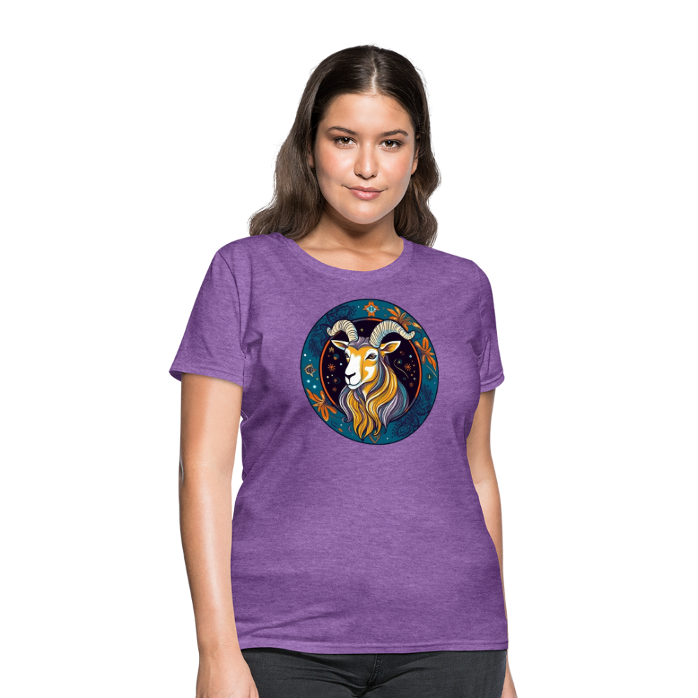 Women's Mythical Capricorn T-Shirt - purple heather