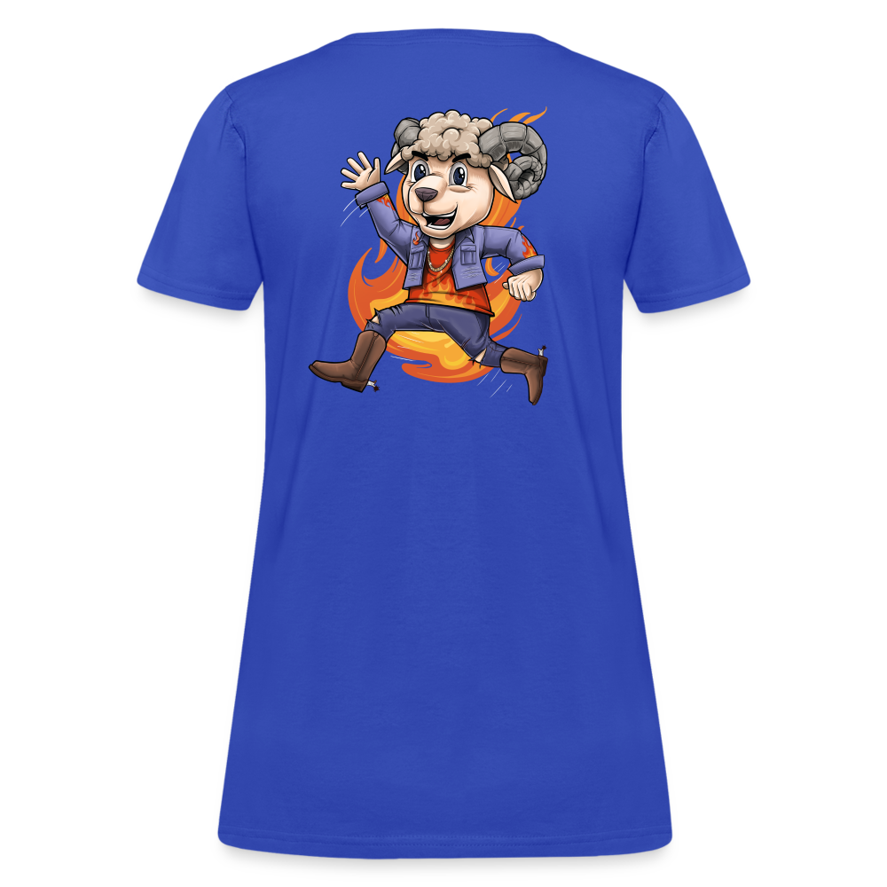 Women's Aries New Design T-Shirt - royal blue