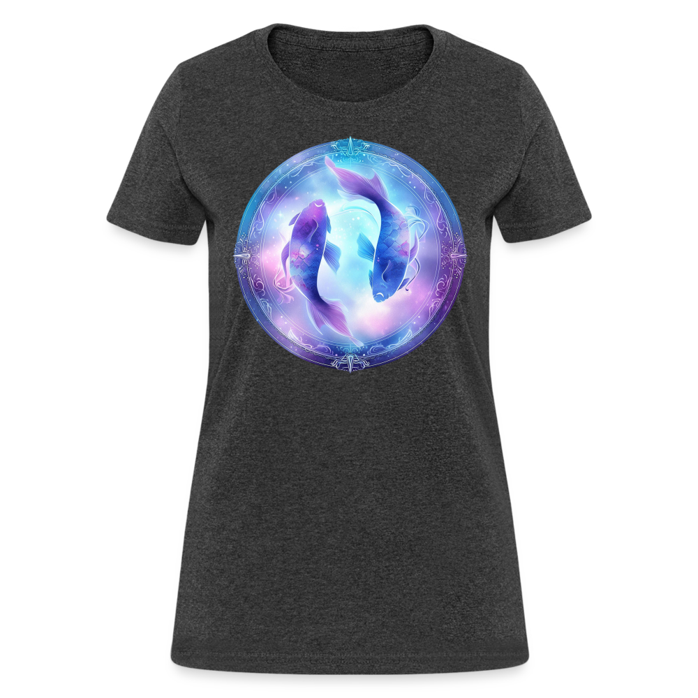 Women's Classic Pisces T-Shirt - heather black