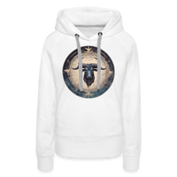 Thumbnail for Women’s Mythical Taurus Premium Hoodie - white