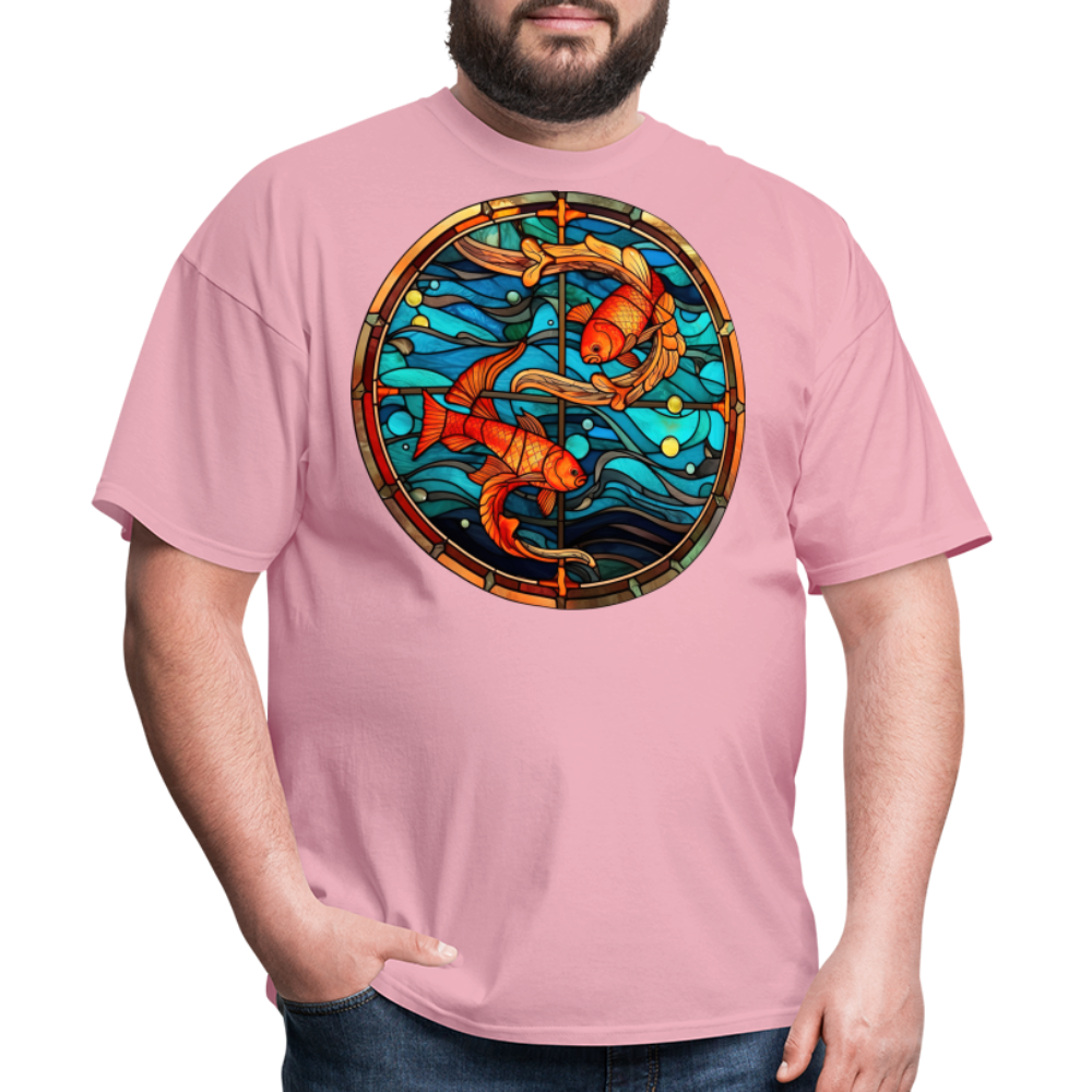 Men's Mosaic Pisces Classic T-Shirt - pink